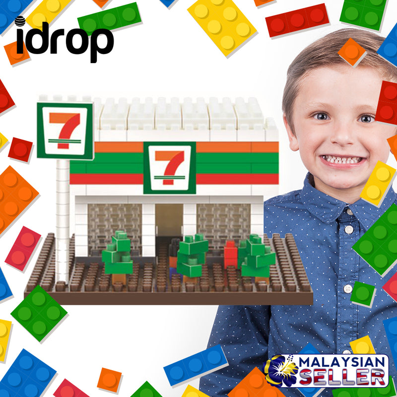 idrop [ 7-Mart Convenience Store ] ( 277 Pcs ) Model Toy Mini Building Blocks