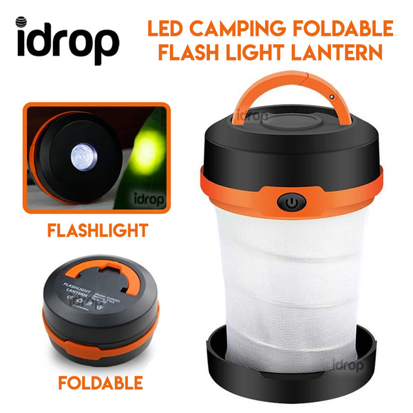 idrop LED Portable Fordable Flash Light Lantern