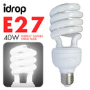 idrop 40W E27 Household Energy Saving Spiral Day Lamp Light