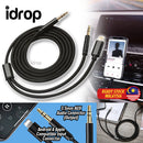 idrop 2 IN 1 AUX 3.5mm Audio Cable Compatible with Apple & Android Devices