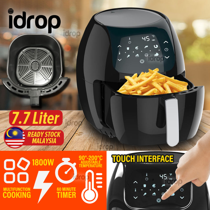 idrop [ 7.7L ] Healthy Air Fryer 1800W / Mesin Penggoreng Udara / 7.7L空气炸锅