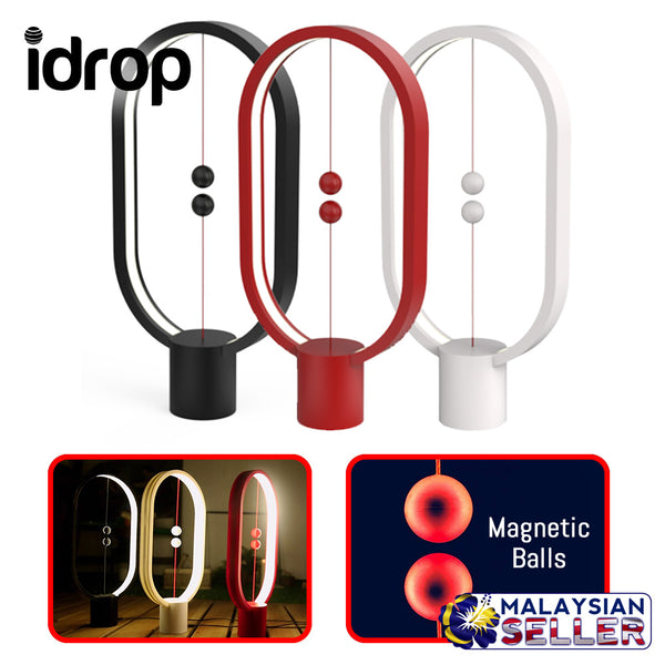 idrop Hanging Magnetic Balance LED Lamp [ Red/Black/White ]