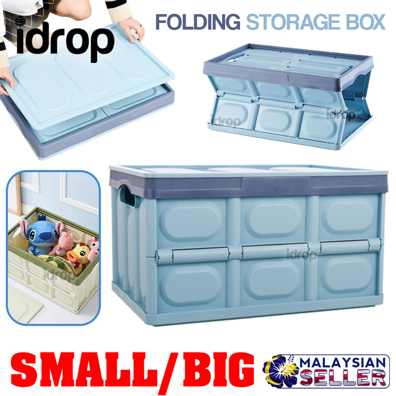 idrop Folding Storage Box - Foldable & Collapsible [ Small / Big ]