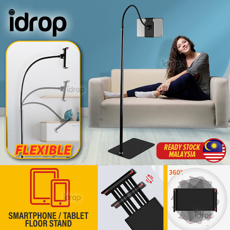 idrop Smartphone & Tablet Device 360° Holder Multifunction Floor Stand