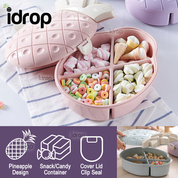 idrop Sweet Candy Pineapple Shape Food Storage Container Box