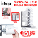 idrop Suction Wall Double Sided Cleaning Cup Brush