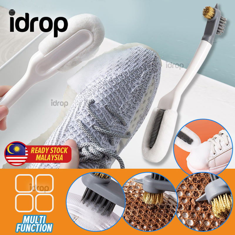 idrop Multifunction Double Head Shoe Brush / Berus Pencuci Kasut / 双头鞋刷