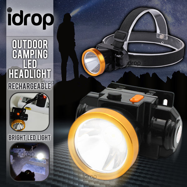 idrop LED Headlight Outdoor Camping Light / Lampu Kembara Kepala