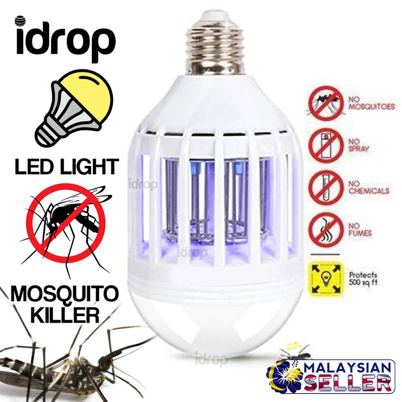 idrop Zapper Light Bulb Mosquito & Insect Killer