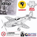 idrop MUSTANG P-51 [ Nano Puzzle ] - 3D Lasercut Metal Puzzle
