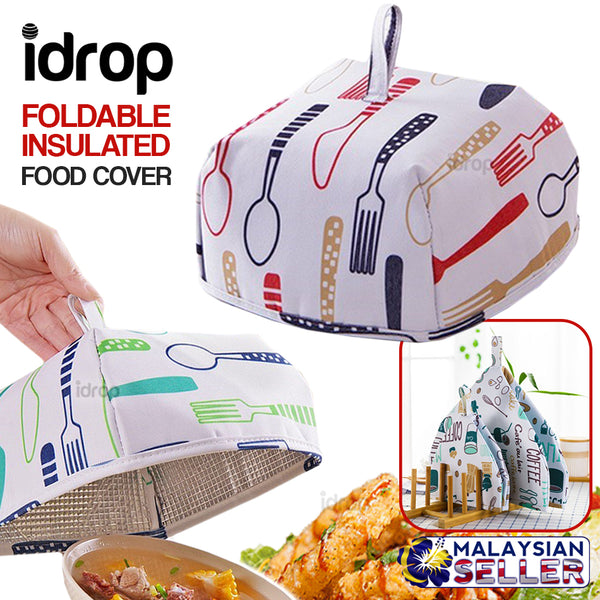 idrop  [ SET OF 2 ] Foldable Insulated Food Storage Cover