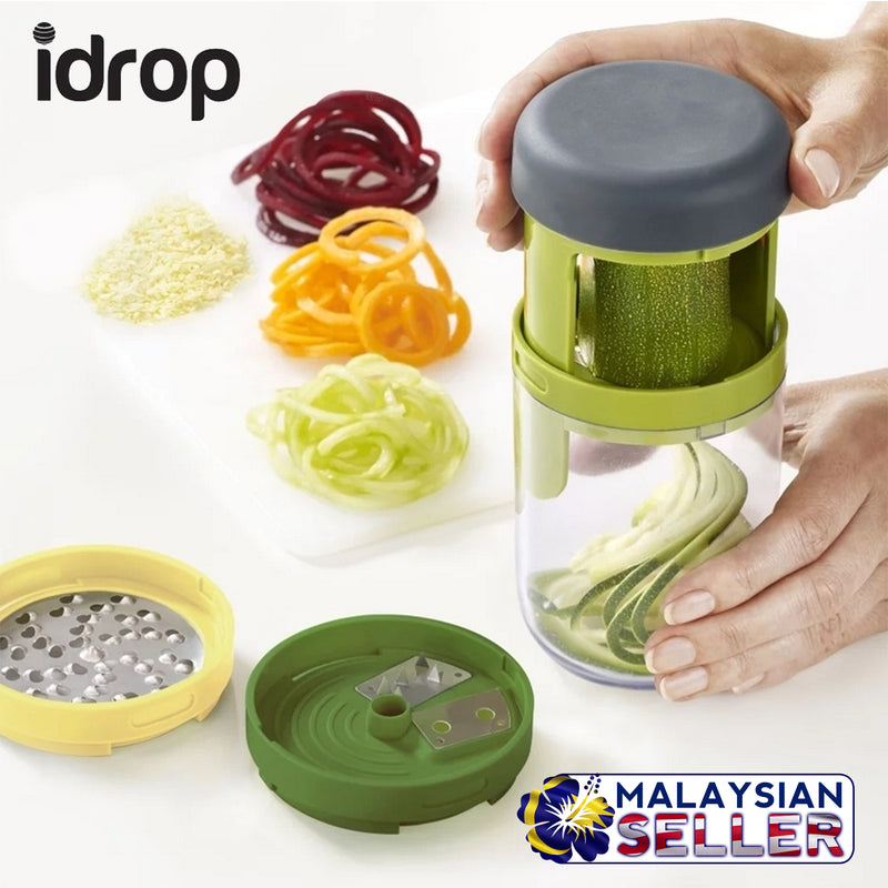 idrop Food Grater Stainless Steel capping Device Vegetable Cheese Grater