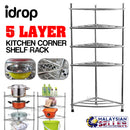 idrop 5 Layer Corner Kitchen Storage Shelf Rack