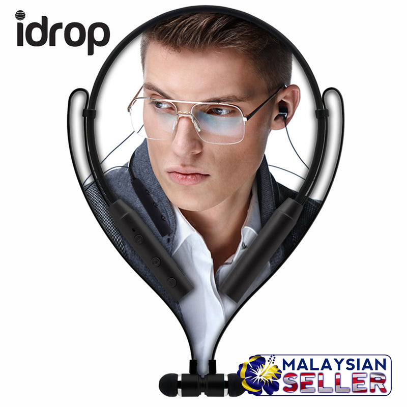 idrop STN-770 MINI Metal Wireless Headset - Bluetooth Wireless Rechargeable Headset