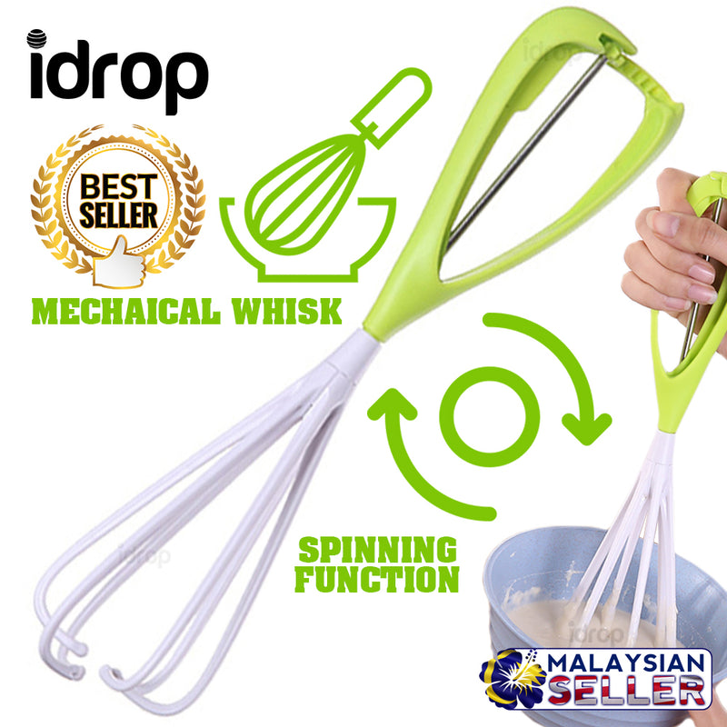 idrop SPIN WHISK - Single handed Mechanical Whisk