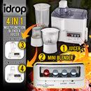 idrop [ 4 IN 1 ] Multi-Functional Blender & Juice Extractor Machine