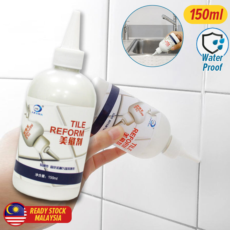 idrop [ 150ml ] TILE REFORM Waterproof Tile Filler seam agent - Gap filler sealer repair glue / Pengisi Jubin Kalis Air / 瓷砖美缝剂胶补地砖缝隙