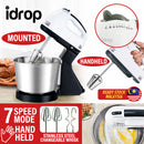 idrop 7 SPEED Handheld Kitchen Electric Whisk Mixer Beater with Stand and 2 Liter Bowl