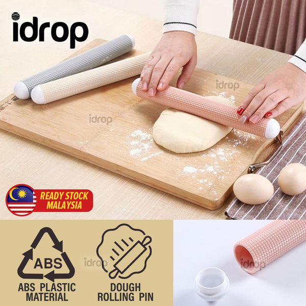 idrop Kitchen Baking Batter Dough Rolling Plastic Pin / Penggilis Adunan Dapur / 塑料擀面杖 (26.5CM)