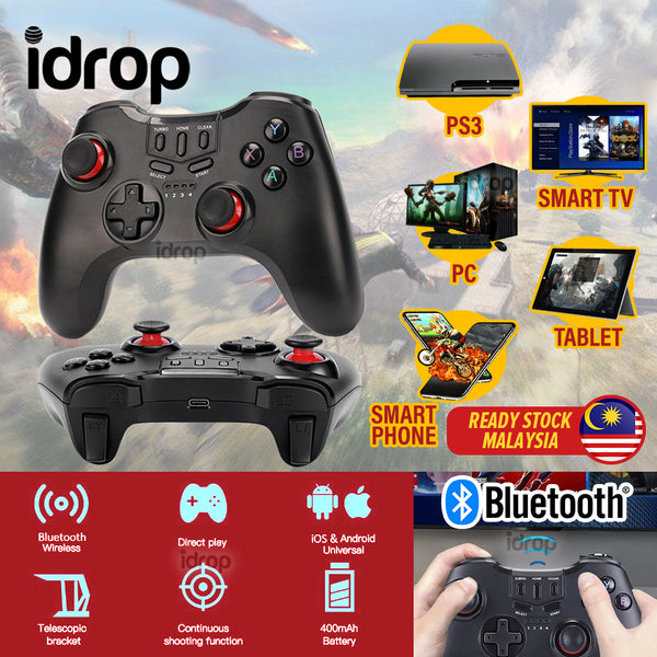 idrop C18 Bluetooth Wireless Game Pad Controller for Android & iOS Devices / Peranti Kontroler Permainan / 无线游戏手柄蓝牙