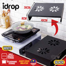idrop Kitchen Tabletop Induction Iron Bracket Storage Rack Shelf