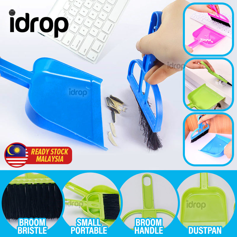 idrop Portable Mini Dustpan Cleaning Sweeping Set