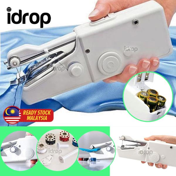 idrop Portable Compact Mini Handheld Cordless Electric Sewing & Stitching Machine