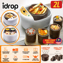 idrop [ 2L ] Minipot Multifunction Electric Cooking Stew Pot Cooker with Ceramic Stew Pot [ 1 Big Pot 4 Small Pot ]