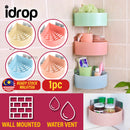 idrop Wall Mounted Toilet & Bathroom Corner Shelf Rack [ 1pc ]