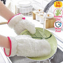 idrop Bamboo Fiber Waterproof Dishwashing Gloves Kitchen Oil Cleaning Glovet [ 1pc ] / Sarung Tangan Pencuci Pinggan Kalis Air Diperbuat Dari Buluh / 竹纤维防水洗碗手套厨房油清洁手套 [ 1 件 ]