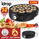 idrop [ 14 SLOT ] PANCAKE MAKER Kitchen Household Electric Pancake Cooker [ 1200W ]