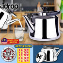 idrop Yuan Hao Classic Stainless Steel Drinking Kettle / Cerek Air Klasik / 经典不锈钢水壶 [ 3L / 4L / 5L / 6L / 7L ]