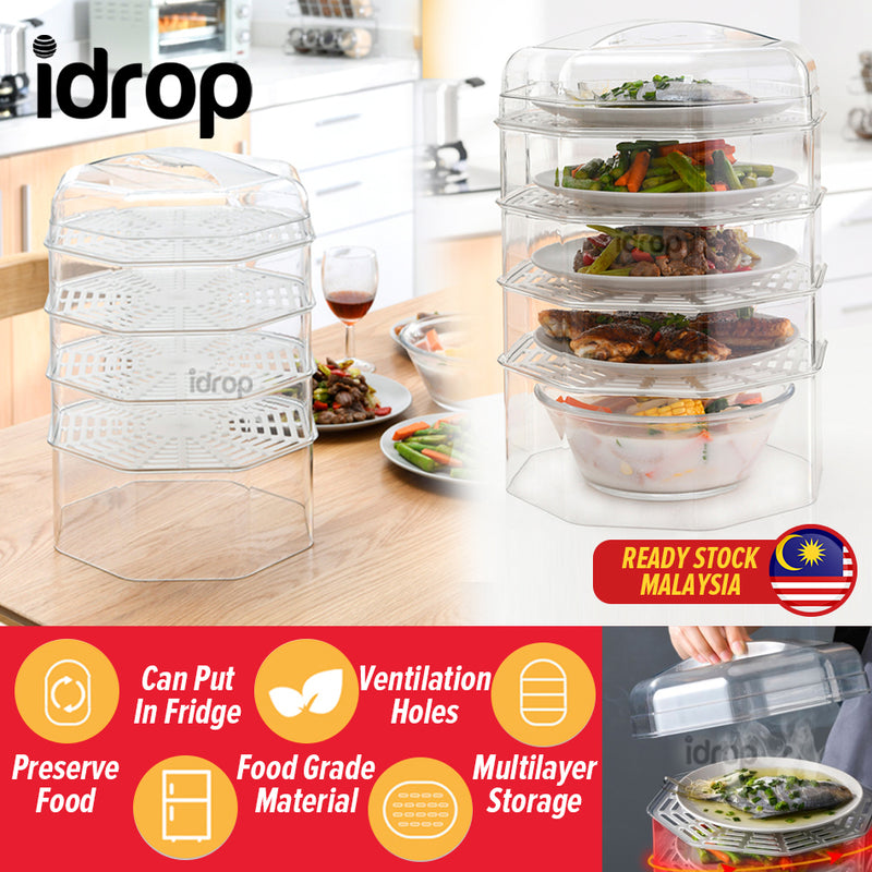 idrop Multilayer Kitchen Insulation Heat Preserving Food Storage Tower