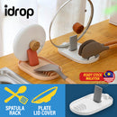 idrop Spatula Rack & Lid Cover Storage Holder