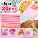 idrop [ 20PCS Set ] Multipurpose Washable & Reusable Coconut Cleaning  Wiping Rag Cloth [ 25cm x 30cm ]