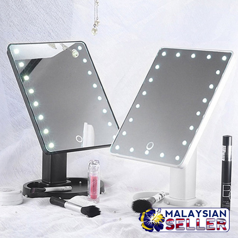 idrop Cosmetic Make-up Beauty Mirror - Rotatable Mirror & Built-in LED Lights