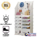 idrop Self Assemble Multi Storage Shoe Compartment Cabinet