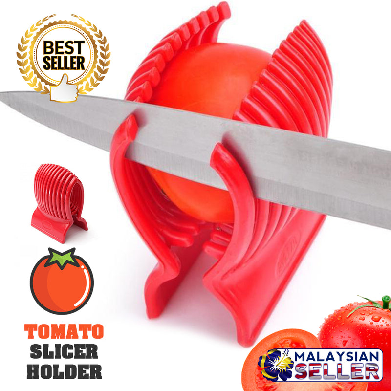 idrop TOMATO SLICER - Grip Holder Fruit Vegetable Cutter