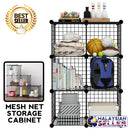 idrop MESH CABINET - 6 Shelving Unit Self Assemble Storage [ JL-SC-097 ]
