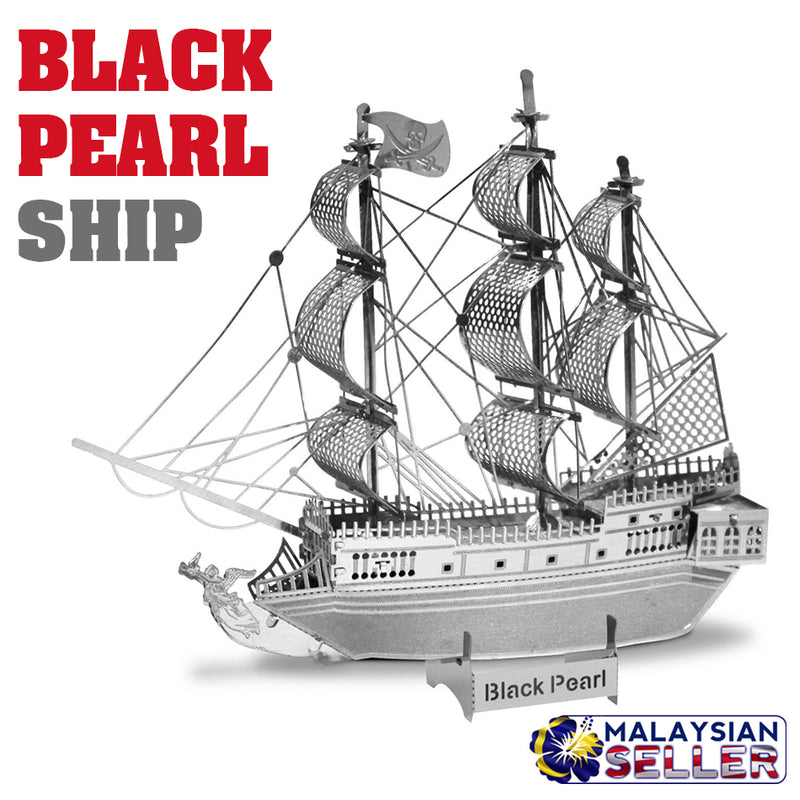 idrop BLACK PEARL SHIP [ Nano Puzzle ] - 3D Lasercut Metal Puzzle