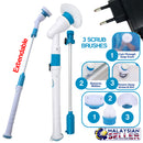 idrop Spinning Multifunctional Cleaning Scrubber Wireless and Rechargeable Brush