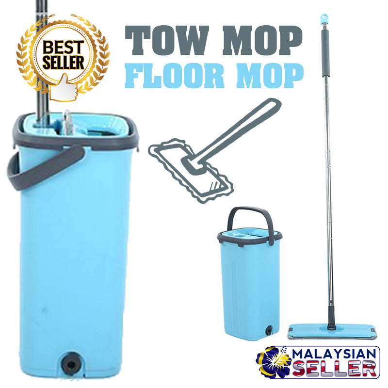 idrop TOW MOP Thin Household Mop + Bucket