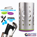 idrop Utensil Draining Cup Removable Drain Filter Lid