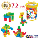 idrop EDU BLOCKS [ 72 PCS ] For Toddler Builders Toy Building Block