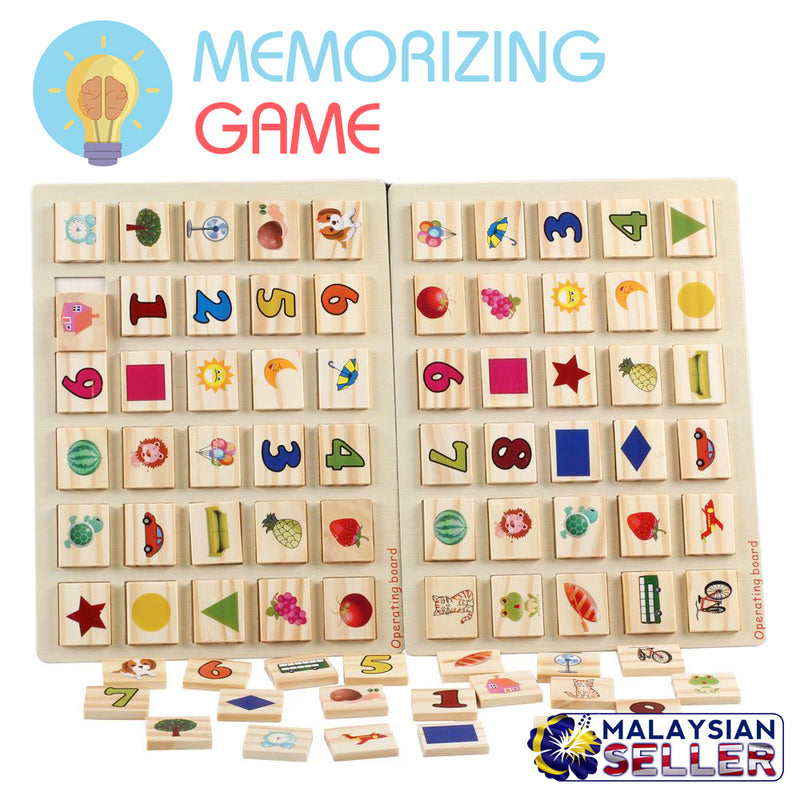 idrop Right Brain Game Board - Picture Memorization Toy