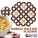 idrop BAMBOO MAT Wooden Placemat