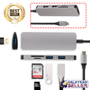 idrop USB C to USB 3.0x3 + SD / TF  Card Reader Multifunction Adapter