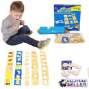 idrop High Quality Arrange in Paris Game Wooden Matching Set Toys for Kids Children