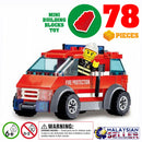idrop [ FIRE FIGHTING ] City Series Building Block Toy ( 78 pcs )