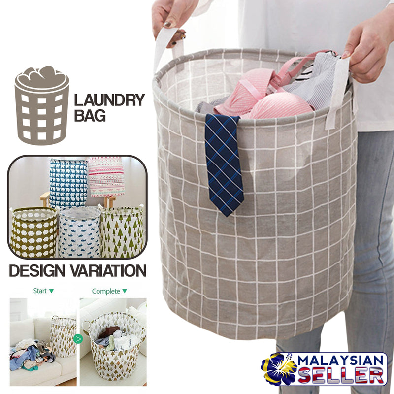 idrop Washable Cloth Fabric Laundry Bag